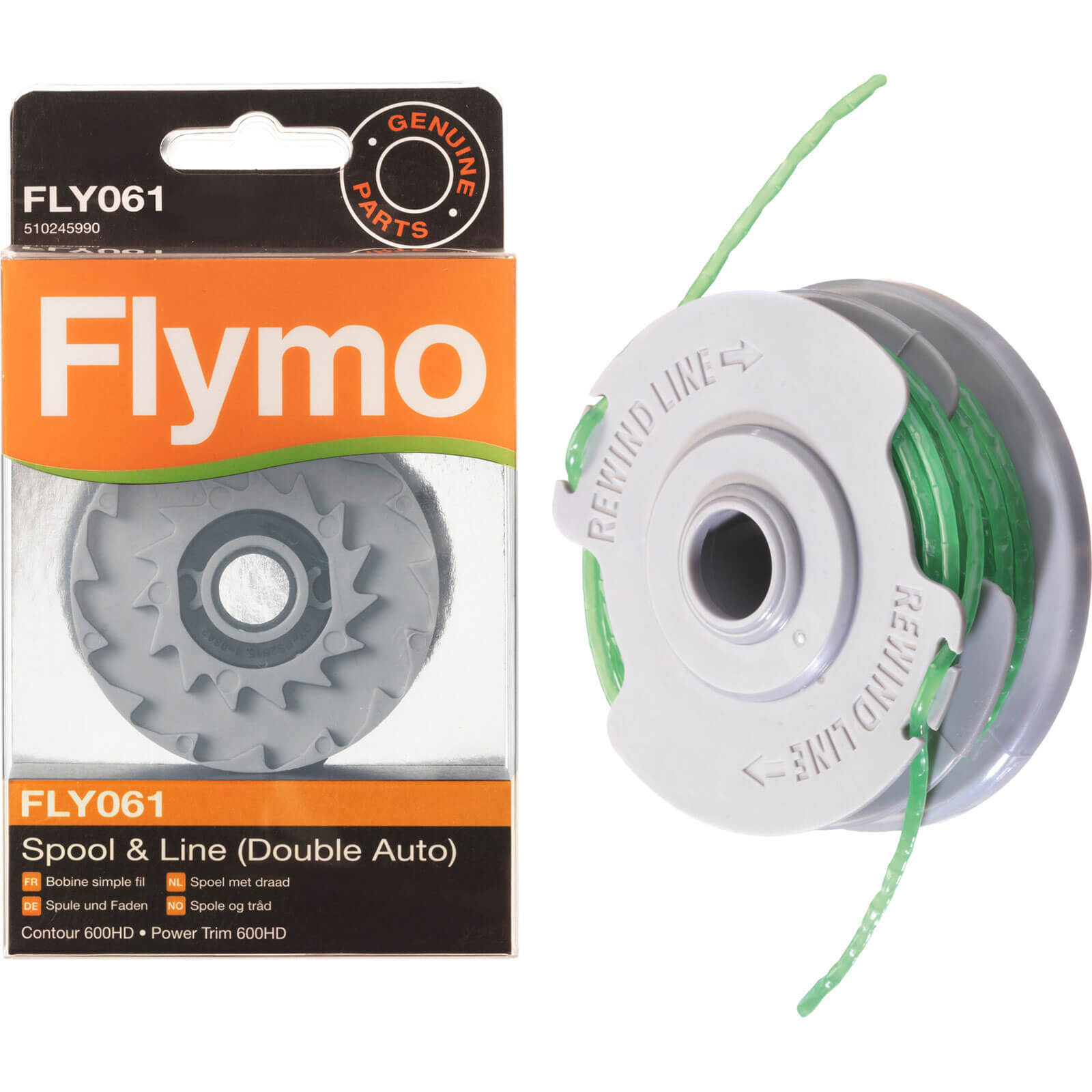 Flymo Fly Genuine Spool And Line For Powertrim And Contour Hd