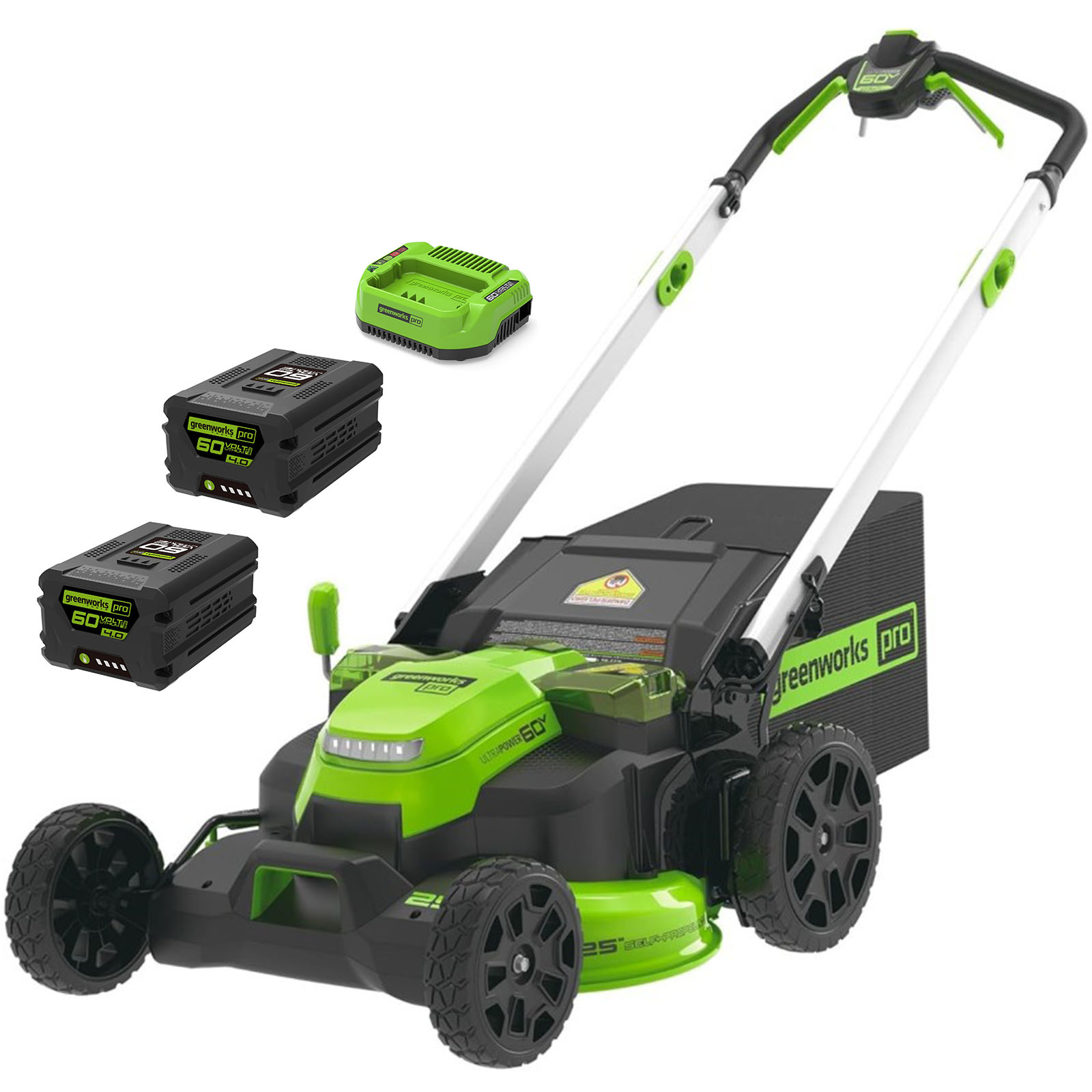 Greenworks Gd60lm61 60v Cordless Brushless Self Propelled Lawnmower ...